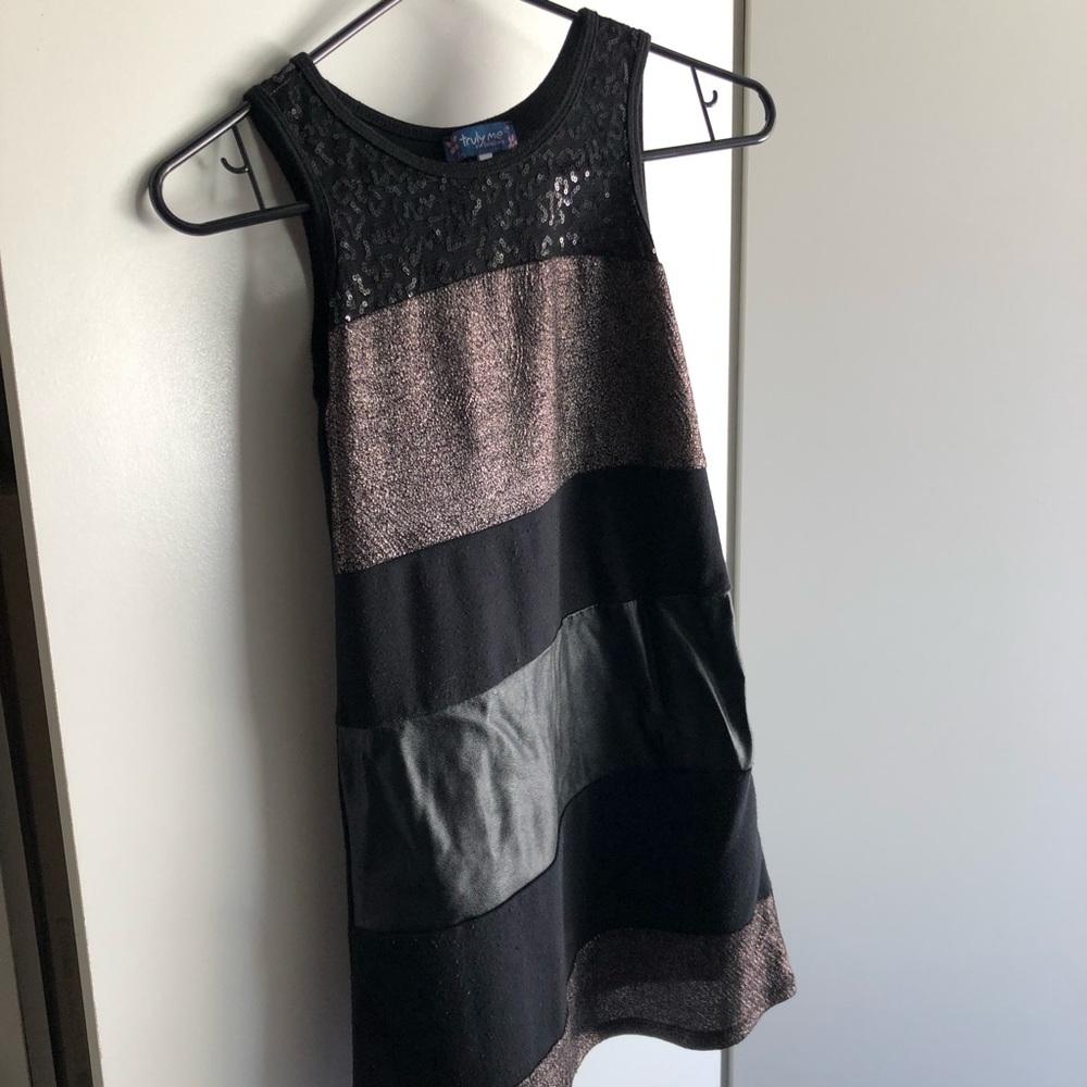 Truly Me girls black dress